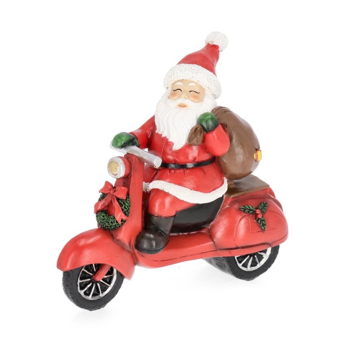 DECORAZIONE JAIME BABBO MOTO H.18.5CM.